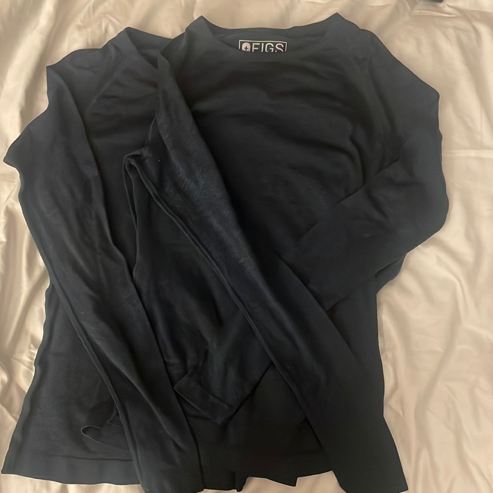 COPY - Figs Blue Underscrubs - XS